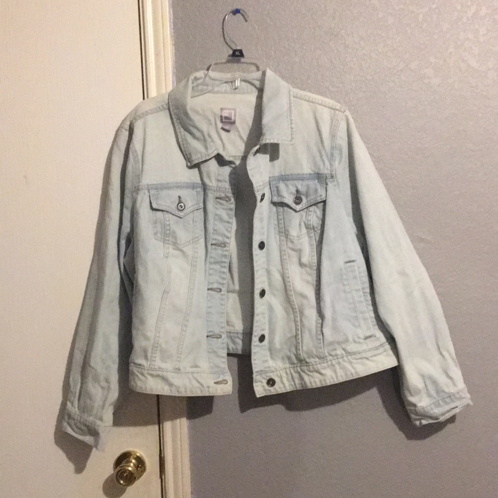 Plus Size Lightwash Denim Jacket